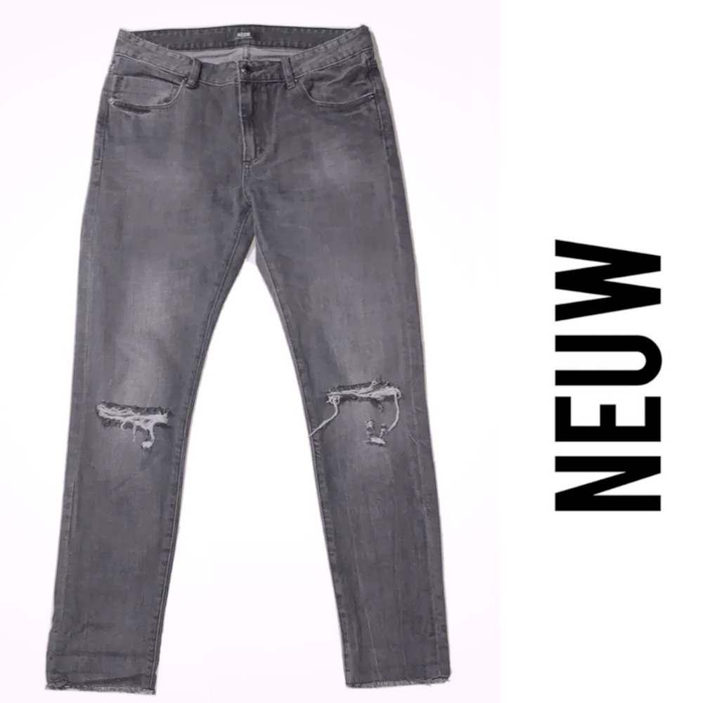 Neuw Sister Ray Distressed Denim Jeans 8R